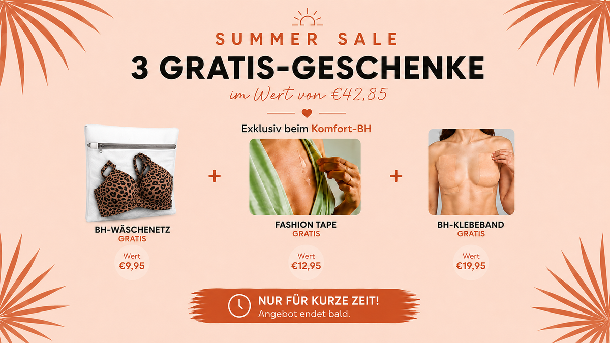 Summer Sale – 3 Gratis-Geschenke im Wert von €42,85